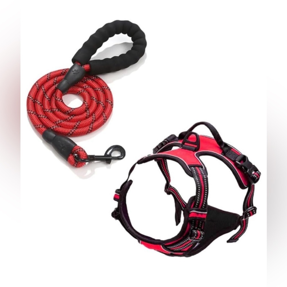 No-Pull Dog Harness with Leash | Adjustable Reflective Pet Vest Size Small - Picture 2 of 7